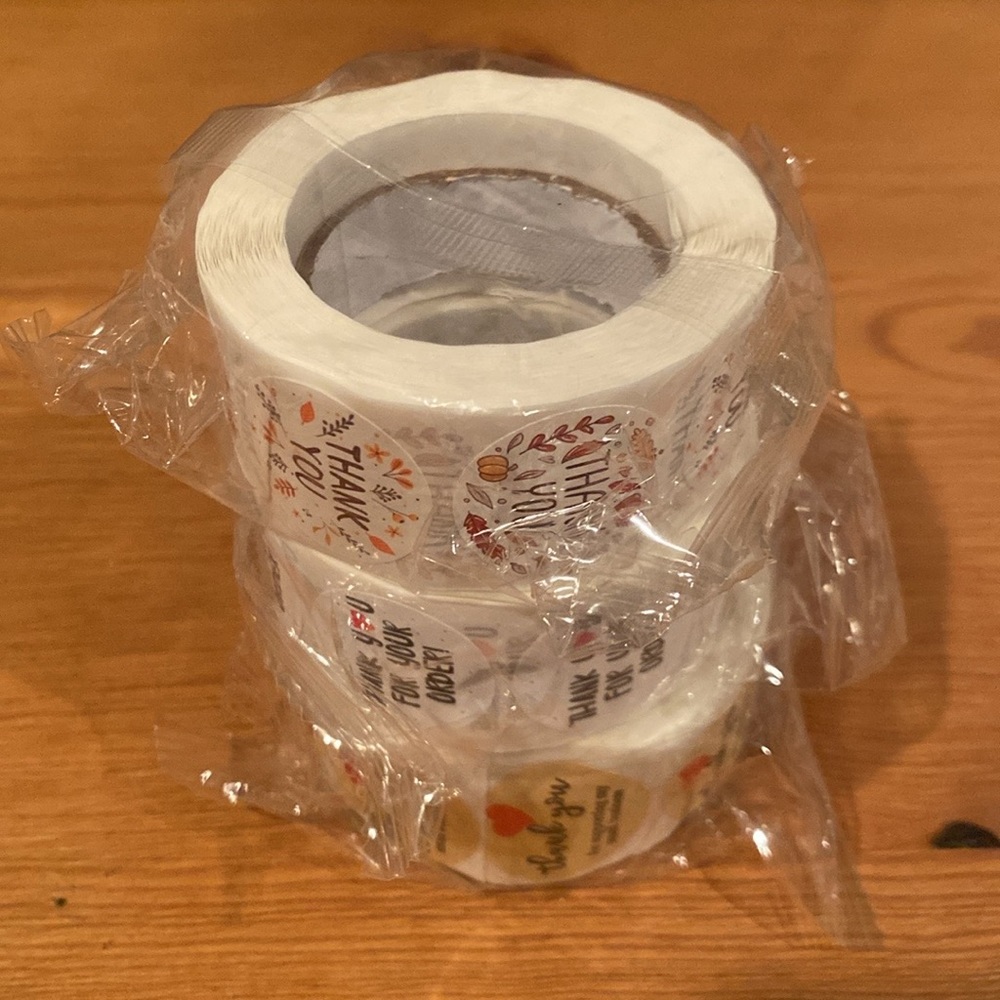 1,500 Thank You Stickers - Picture 2 of 5